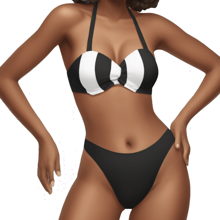 High waist bikini emoji