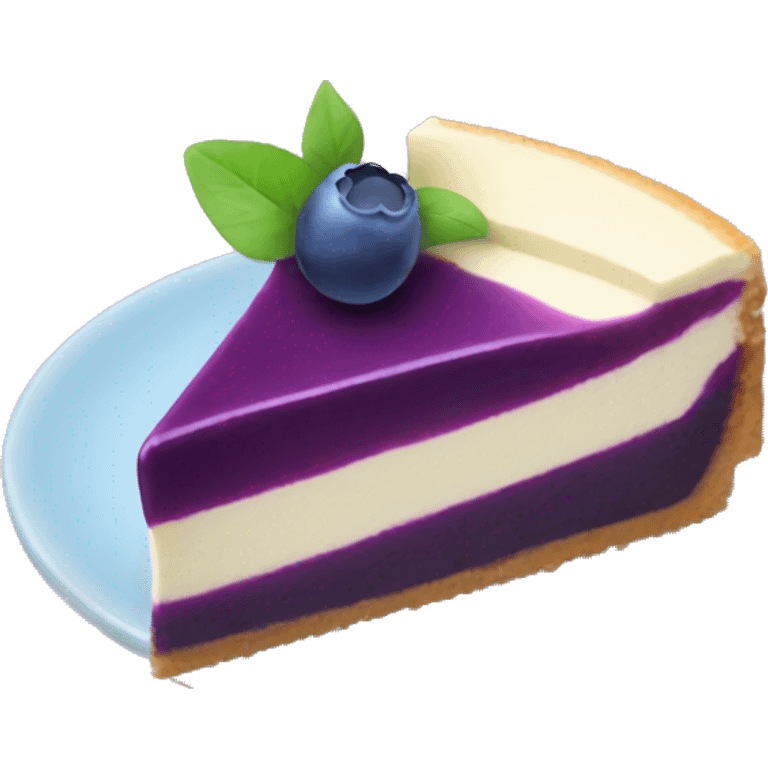 Blueberry Cheesecake  emoji