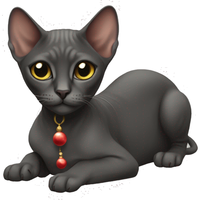  The Sphinx Christmas cat  emoji