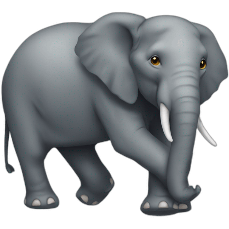 Éléphant delirium emoji