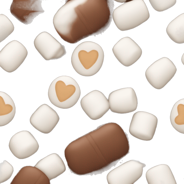 cocoa with milk and marshmallows emoji