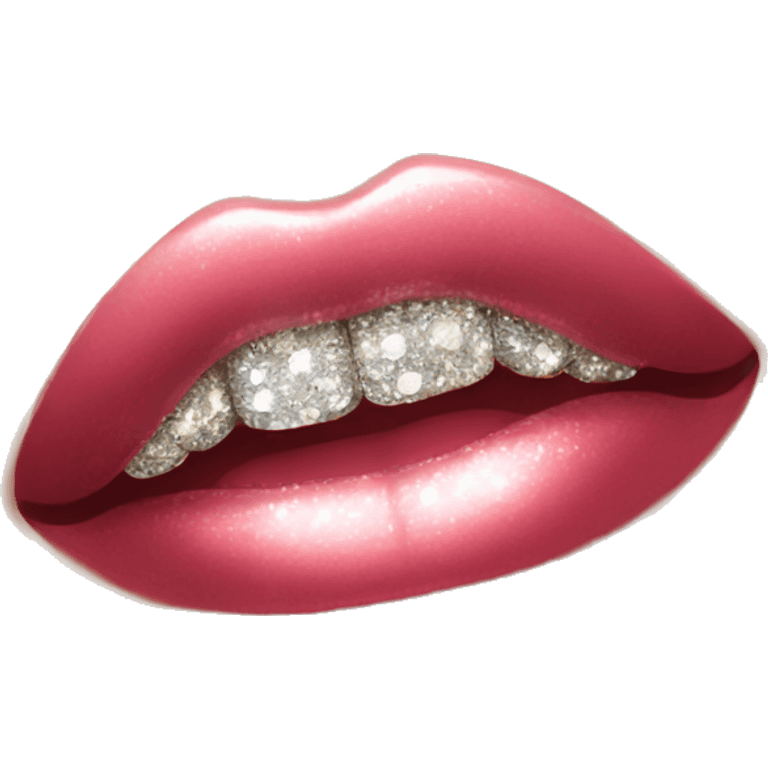 Glittering Lip Jewel emoji