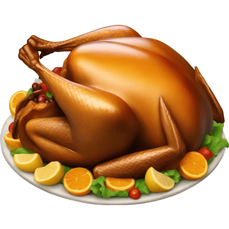 cooked turkey emoji