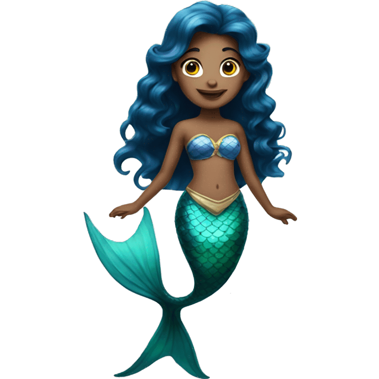 mermaid princess emoji