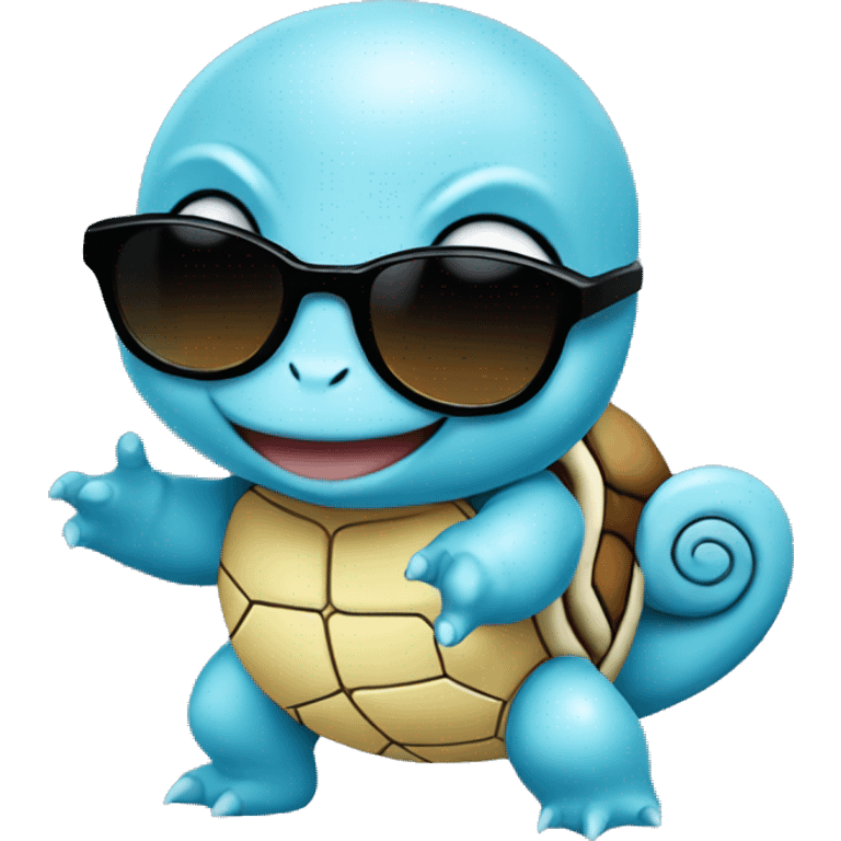 squirtle with sunglasses emoji