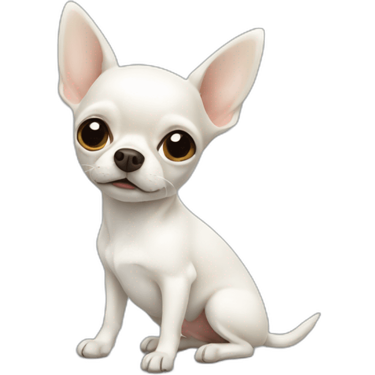 white chihuahua emoji