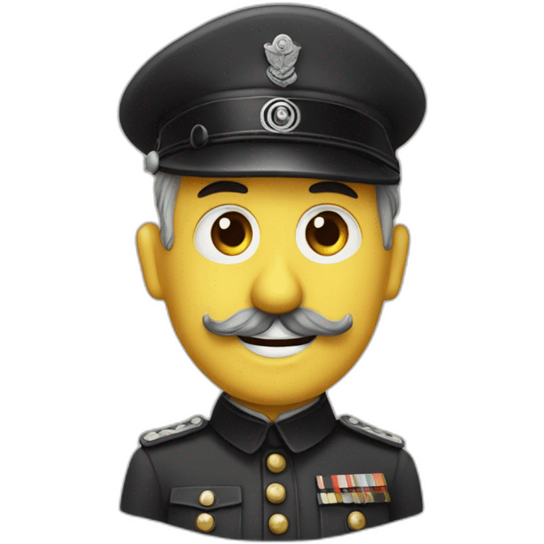 charlie chaplin in ww2 german uniform emoji