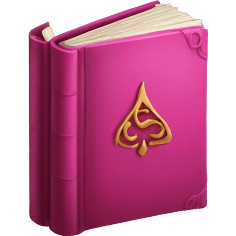 Pink spellbook  emoji