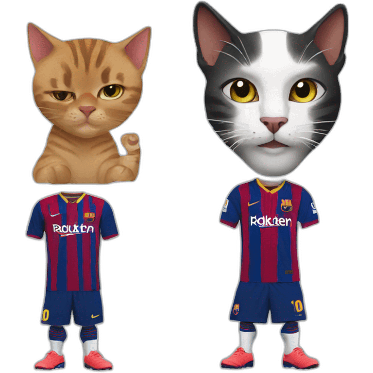 Cat + messi emoji