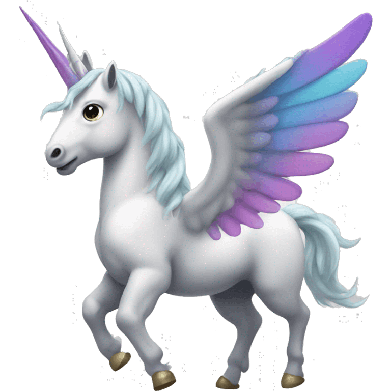 Winged unicorn emoji