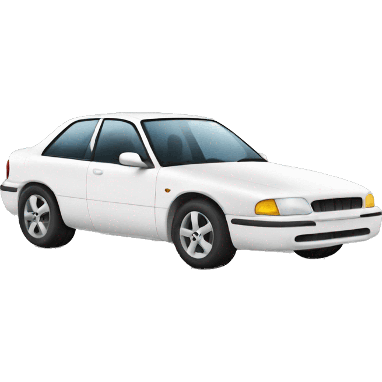 iPhone car but white  emoji