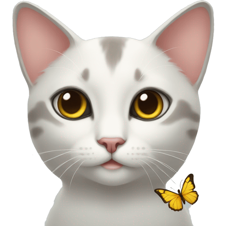 Butterfly cat emoji