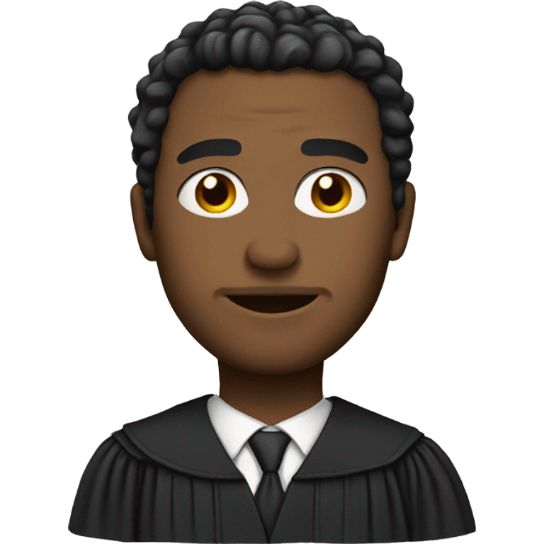 prosecutor in robe emoji