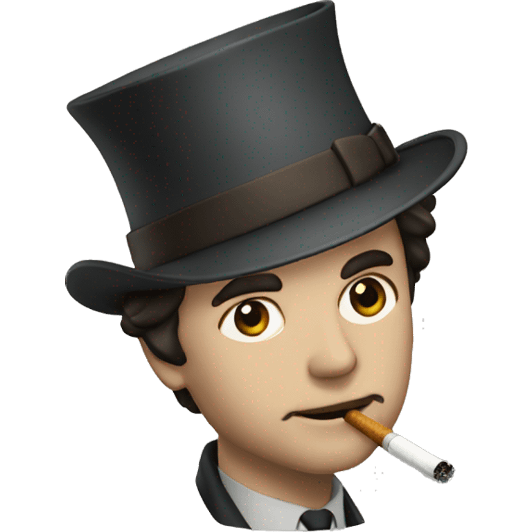 Sherlok Holmes with a cigarette  emoji