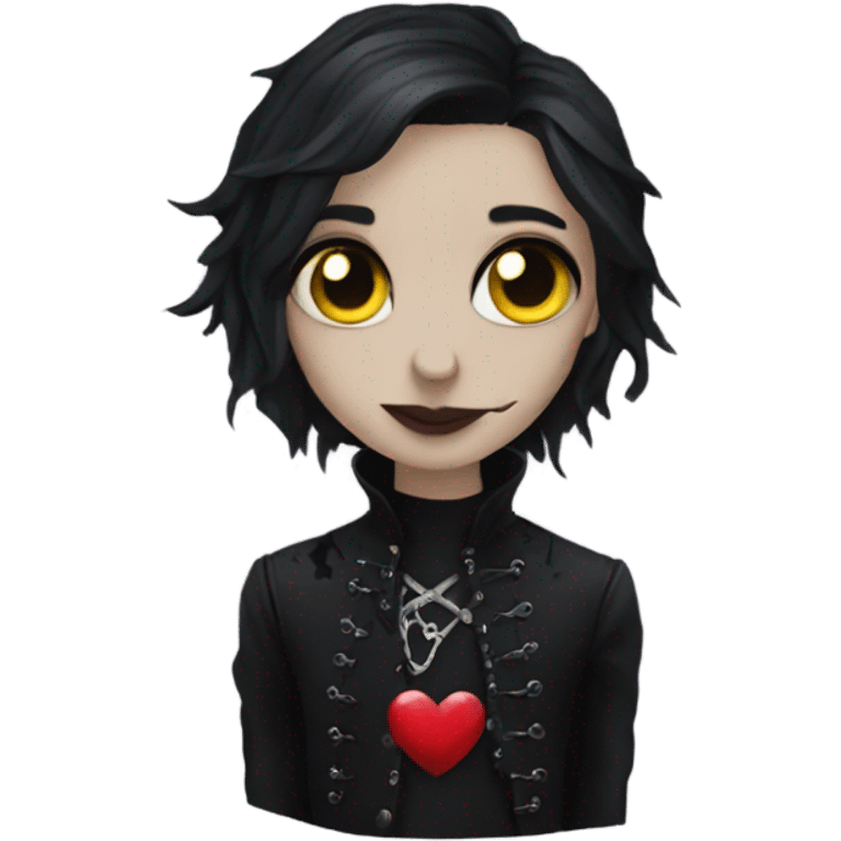 Goth love  emoji