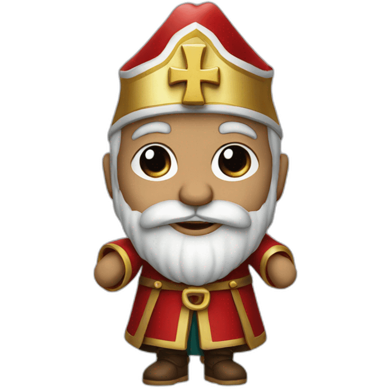 Saint Nicolas qui sourit  emoji