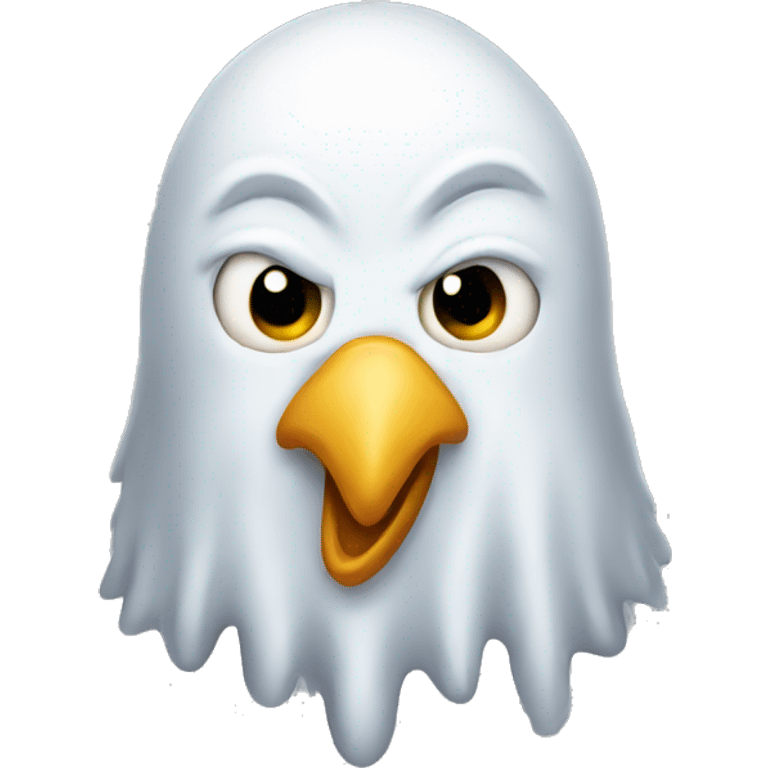 Ghost of chicken  emoji