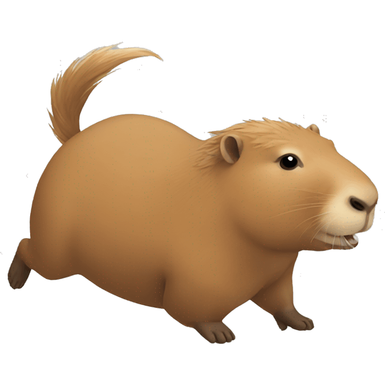 Flying capybara  emoji