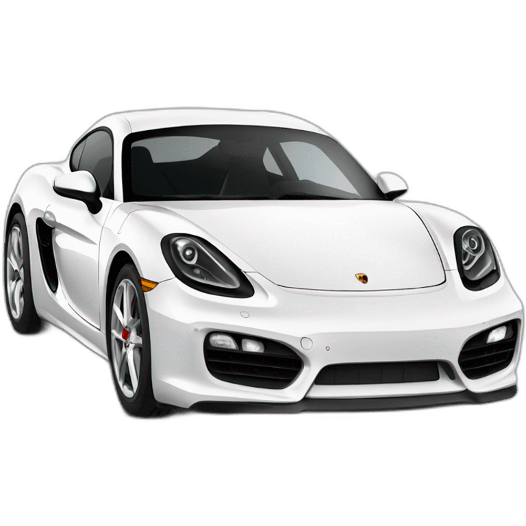 white porsche cayman s 981 emoji