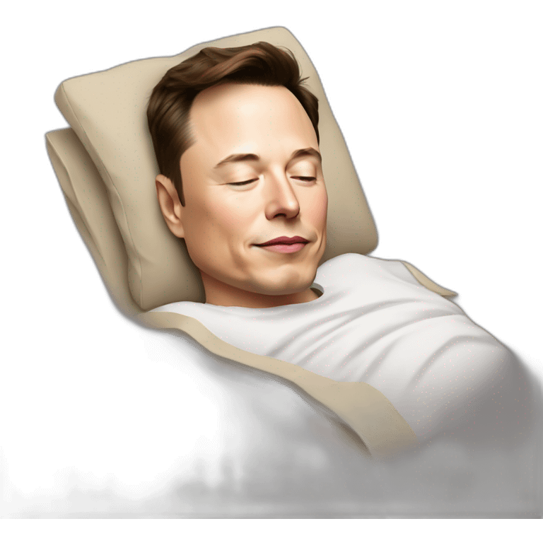 slepping elon musk emoji