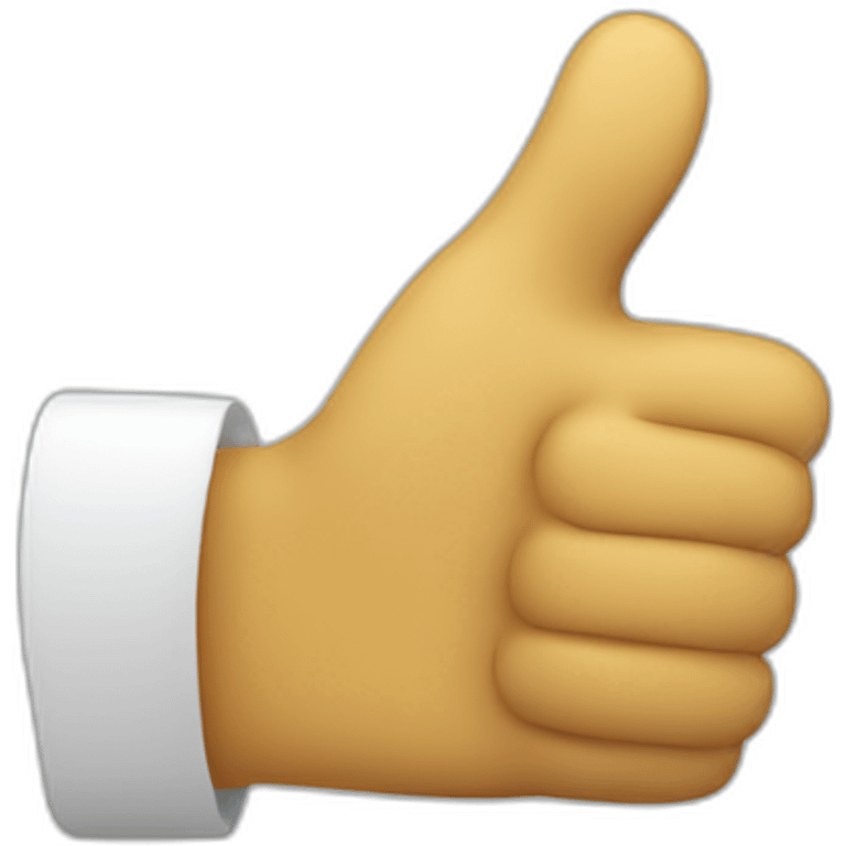 thumbs up in ar emoji