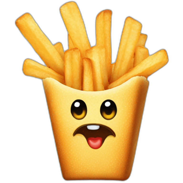 waffle french fry emoji