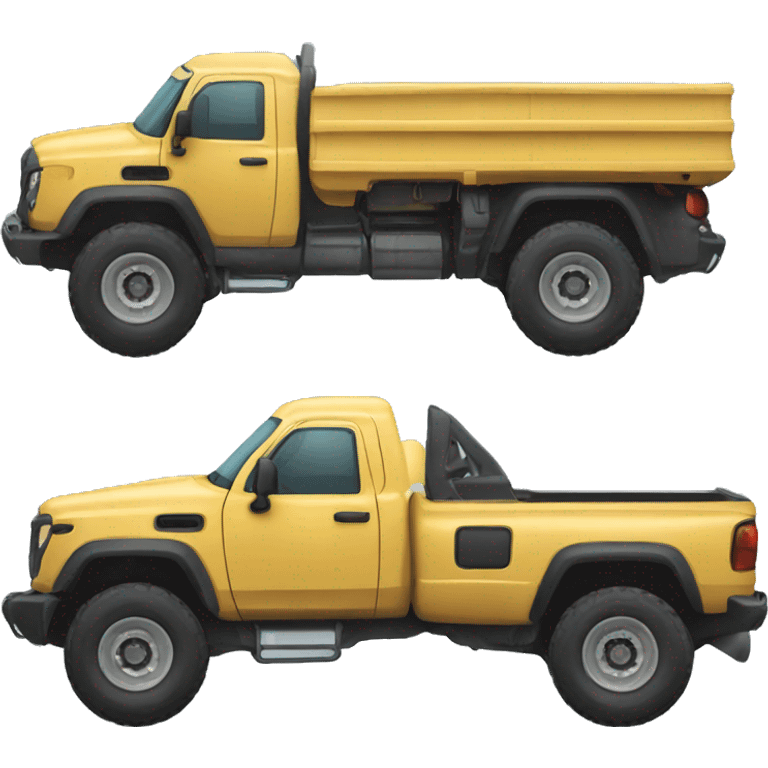 Off road truck  emoji