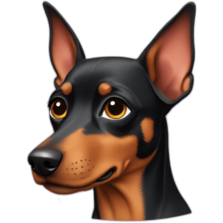 Pinscher dog emoji