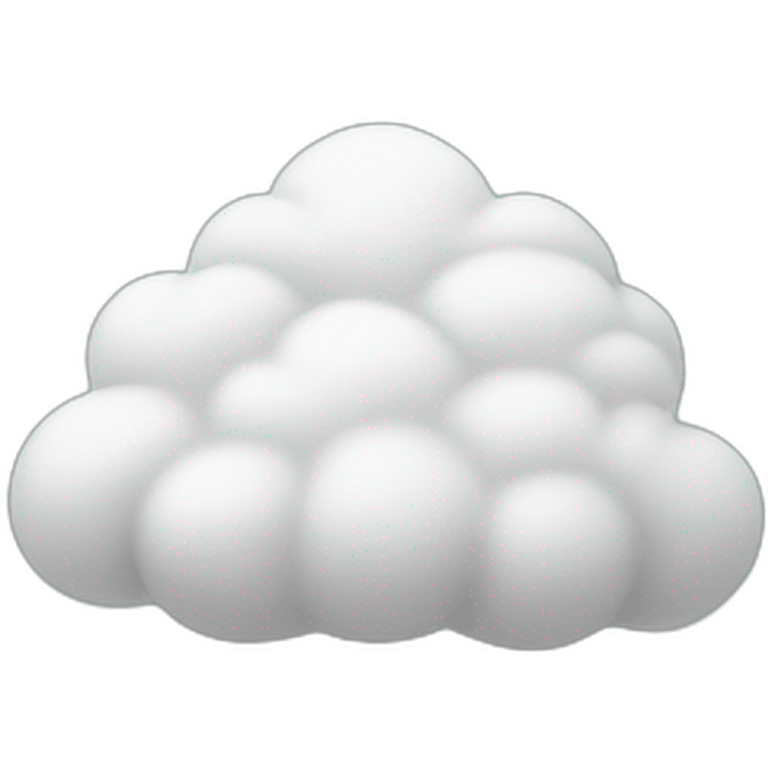 nuage stylé emoji