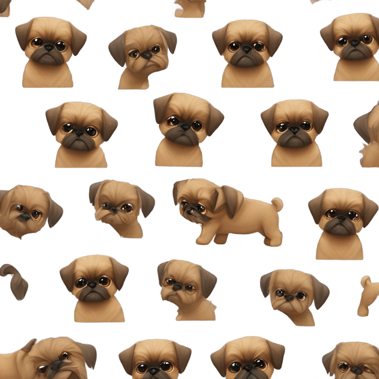 A Brussels Griffon puppy emoji