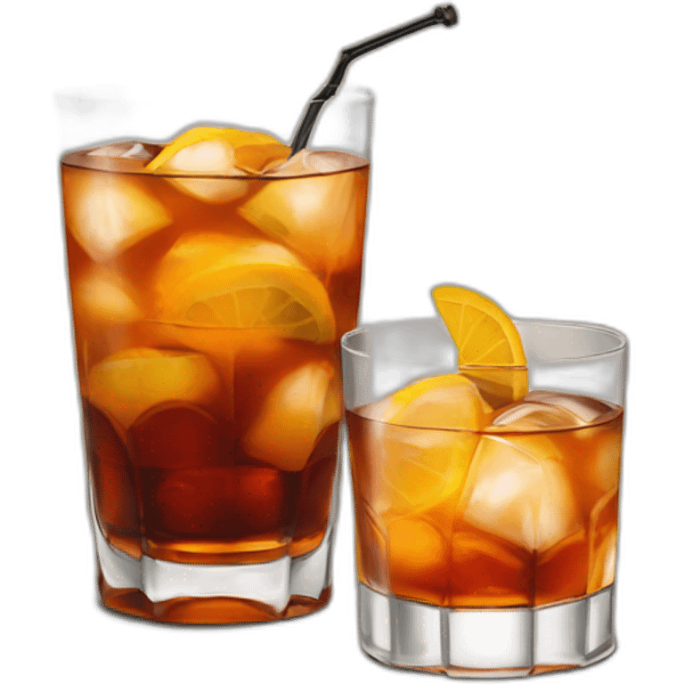 old fashioned cocktail emoji