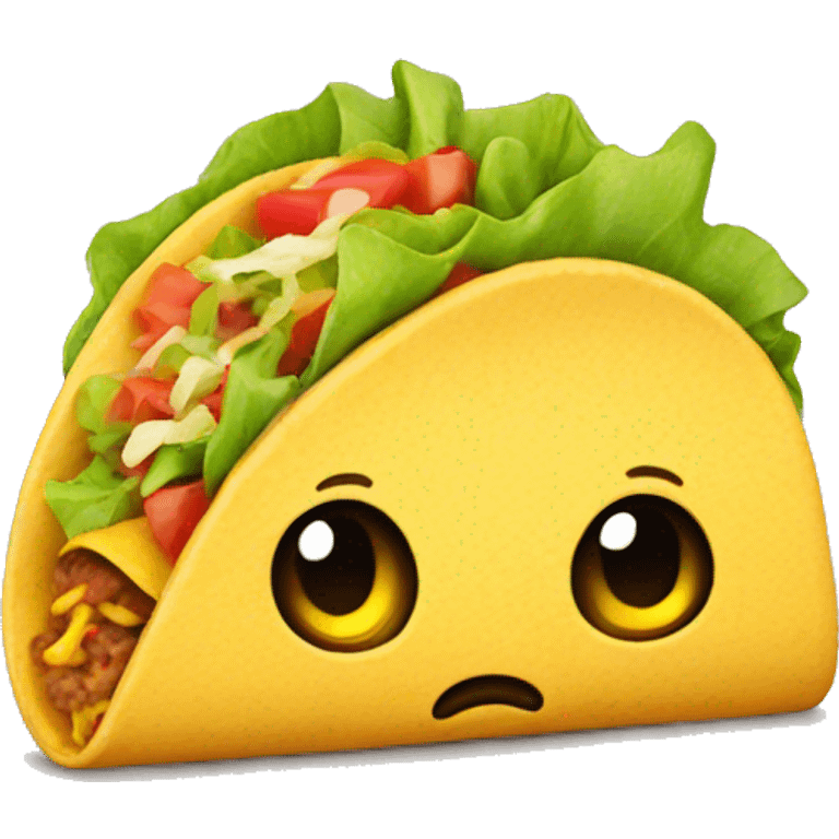 sad taco emoji