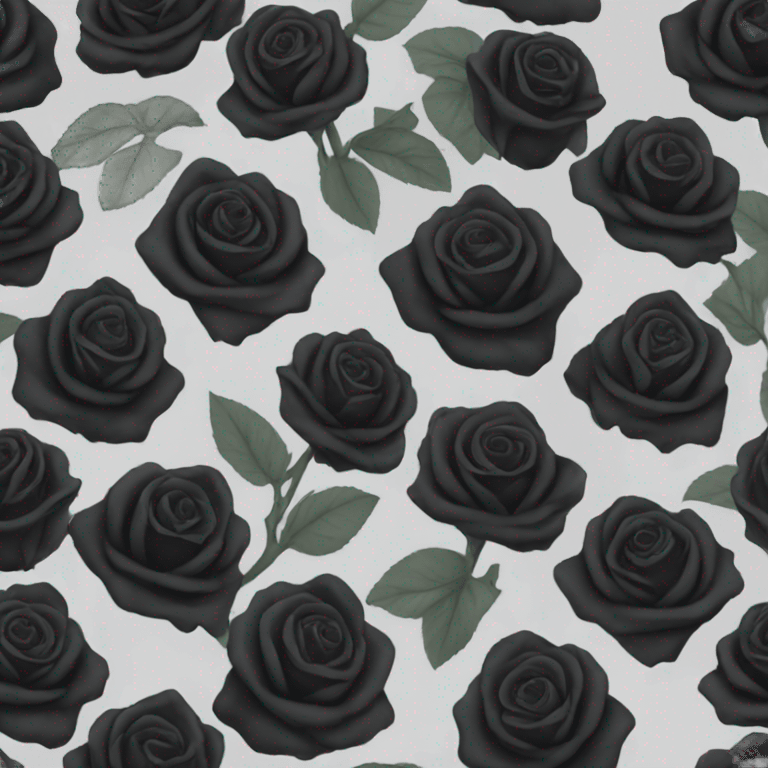 Black rose  emoji