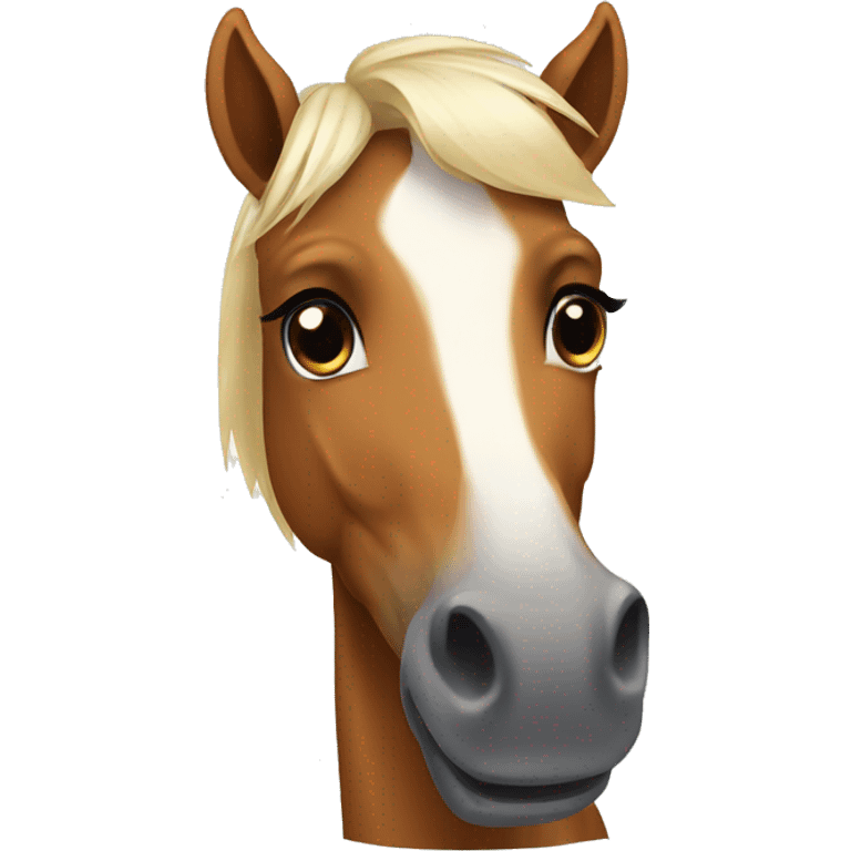 Cute horse  emoji