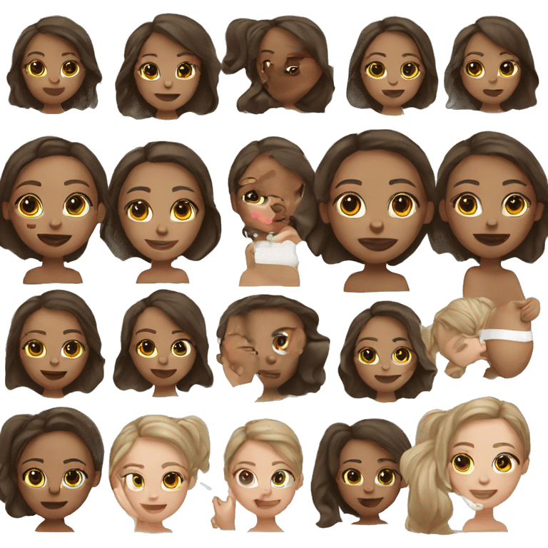 Skin care girl emoji