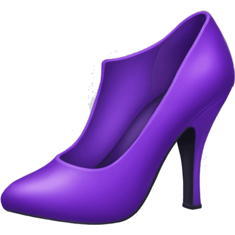 Purple heels emoji