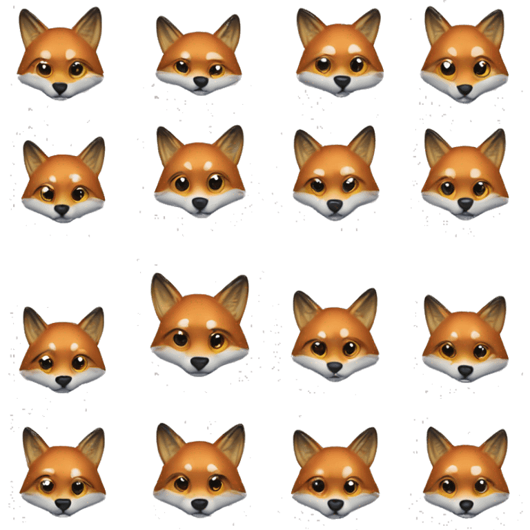 Fox in a foxbody mustang emoji