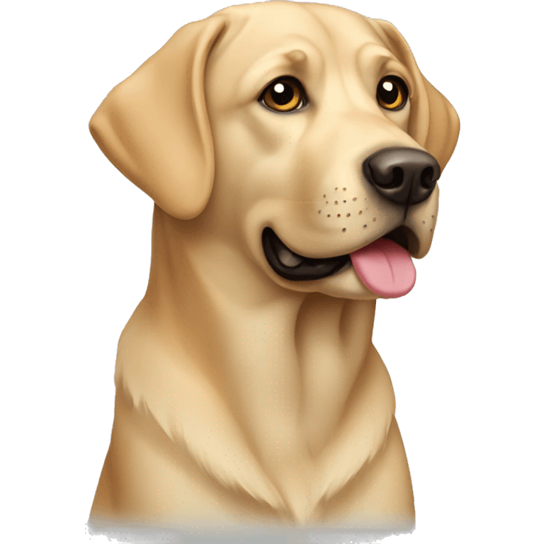 A Labrador emoji