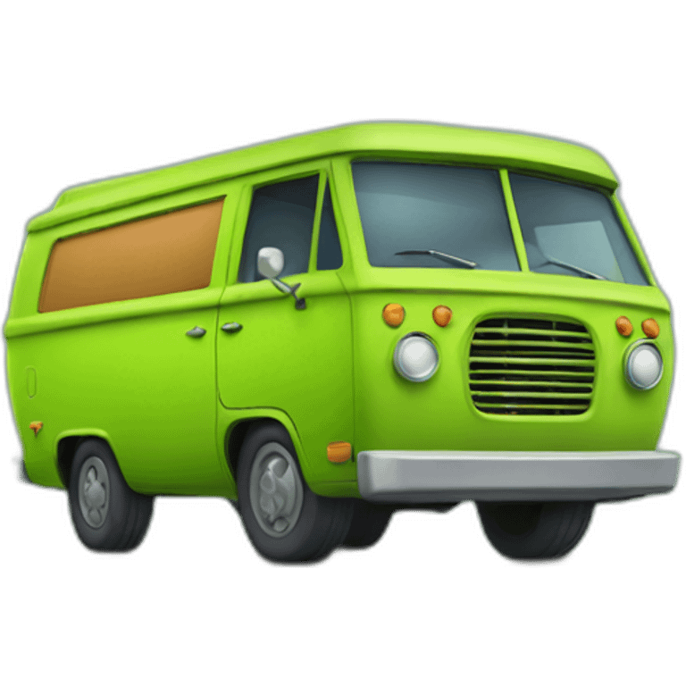 Scooby doo mystery machine emoji