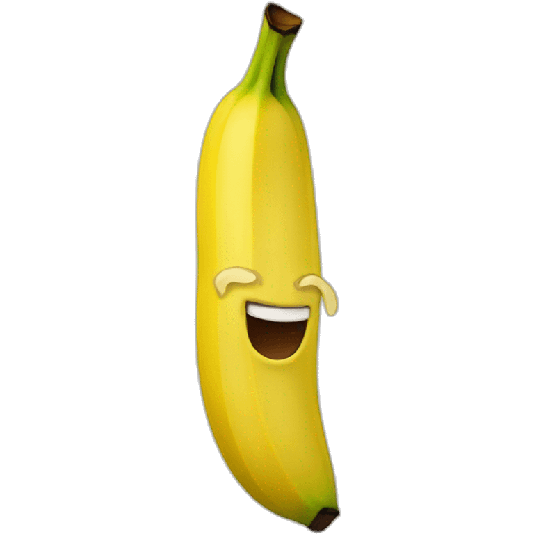 banana with face emoji