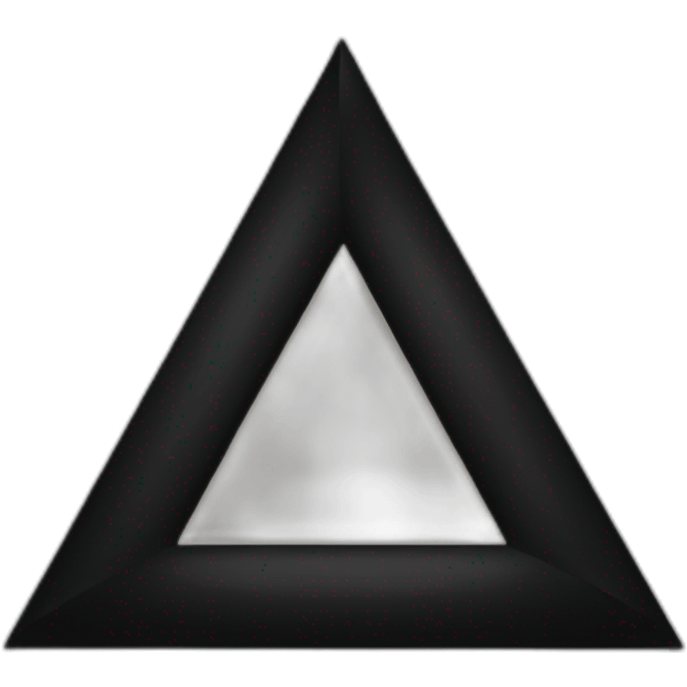 black triangle emoji