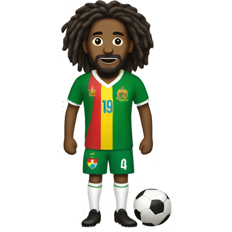 Rastafari, futbol copa america 2024 emoji