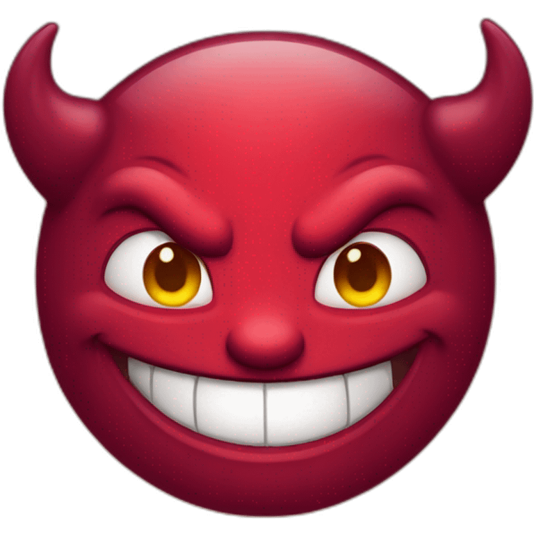 Smiling devil emoji