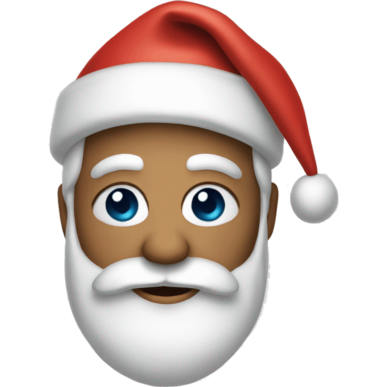 Santa clause face  emoji