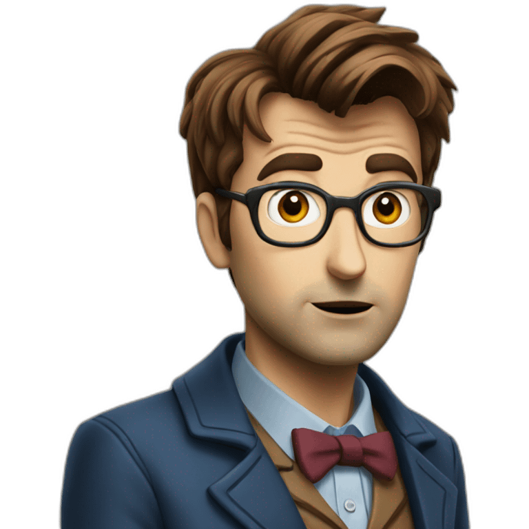 tenth doctor surprised emoji