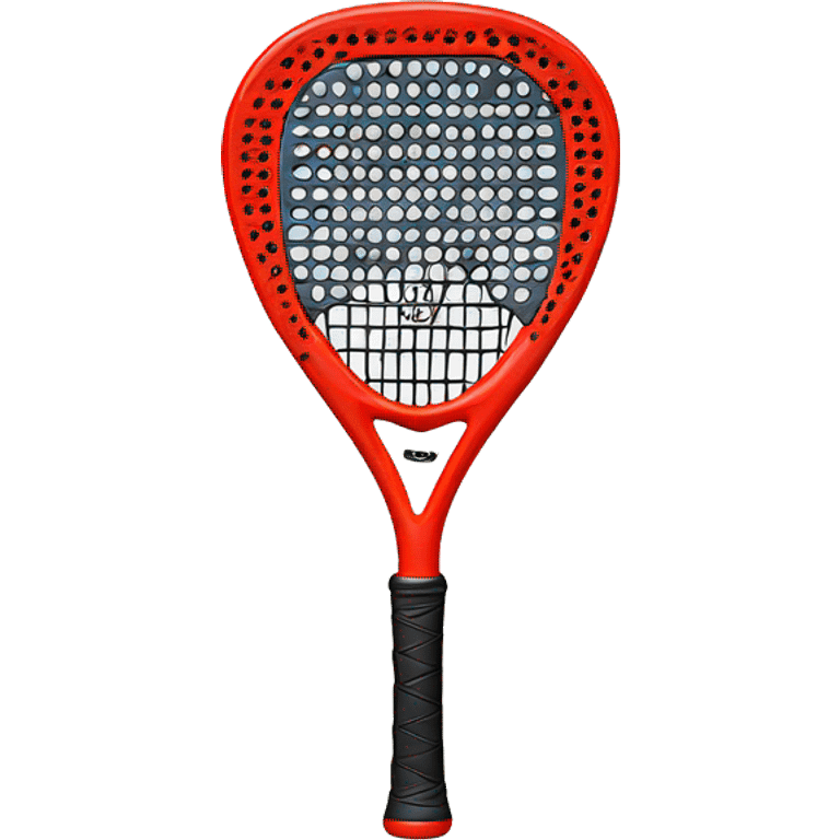 Padel racket red emoji