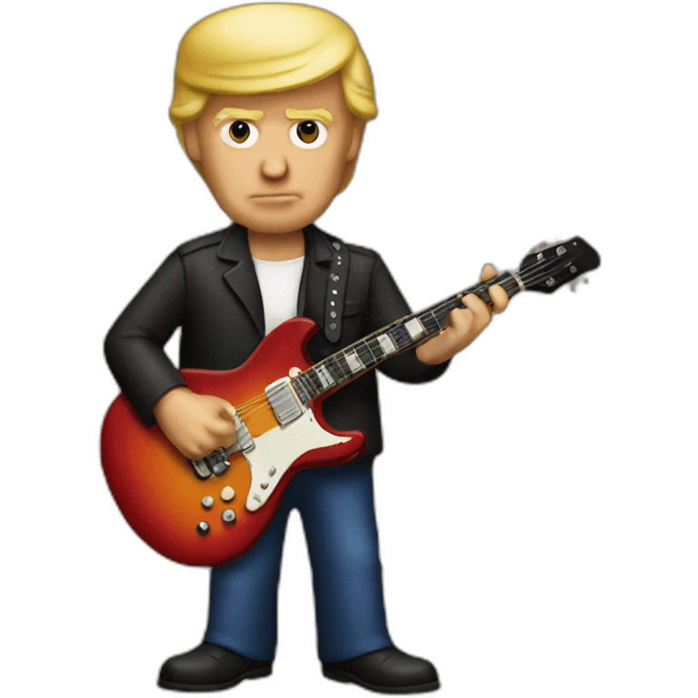 Trump guitarist emoji