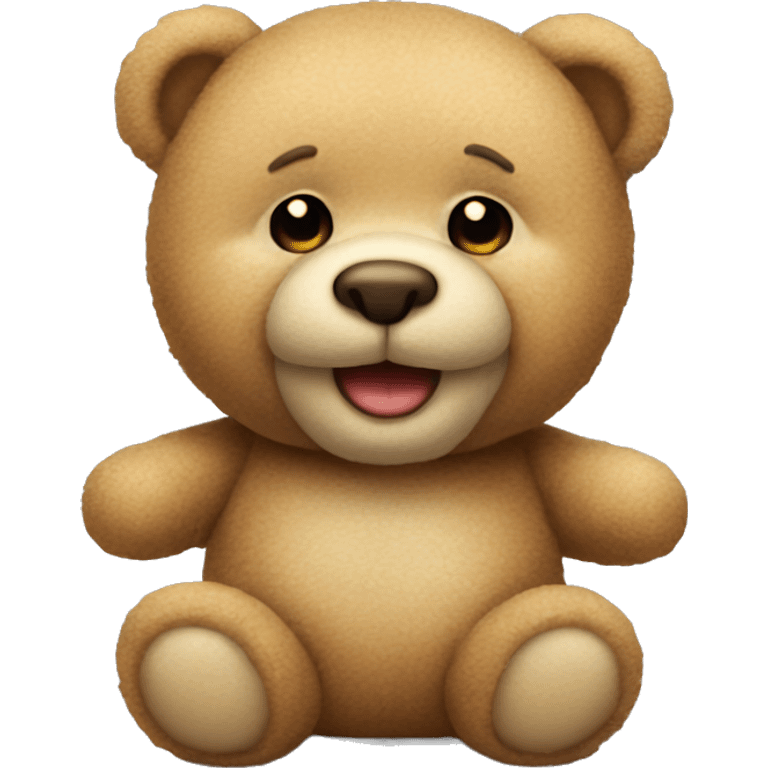 Very cute teddy bear emoji