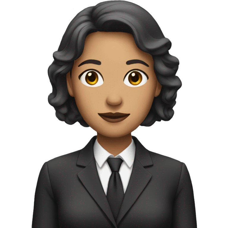 a woman in a suit emoji