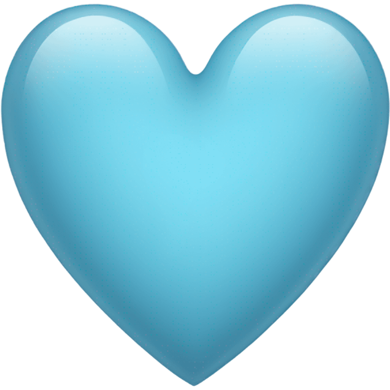 Light blue heart emoji